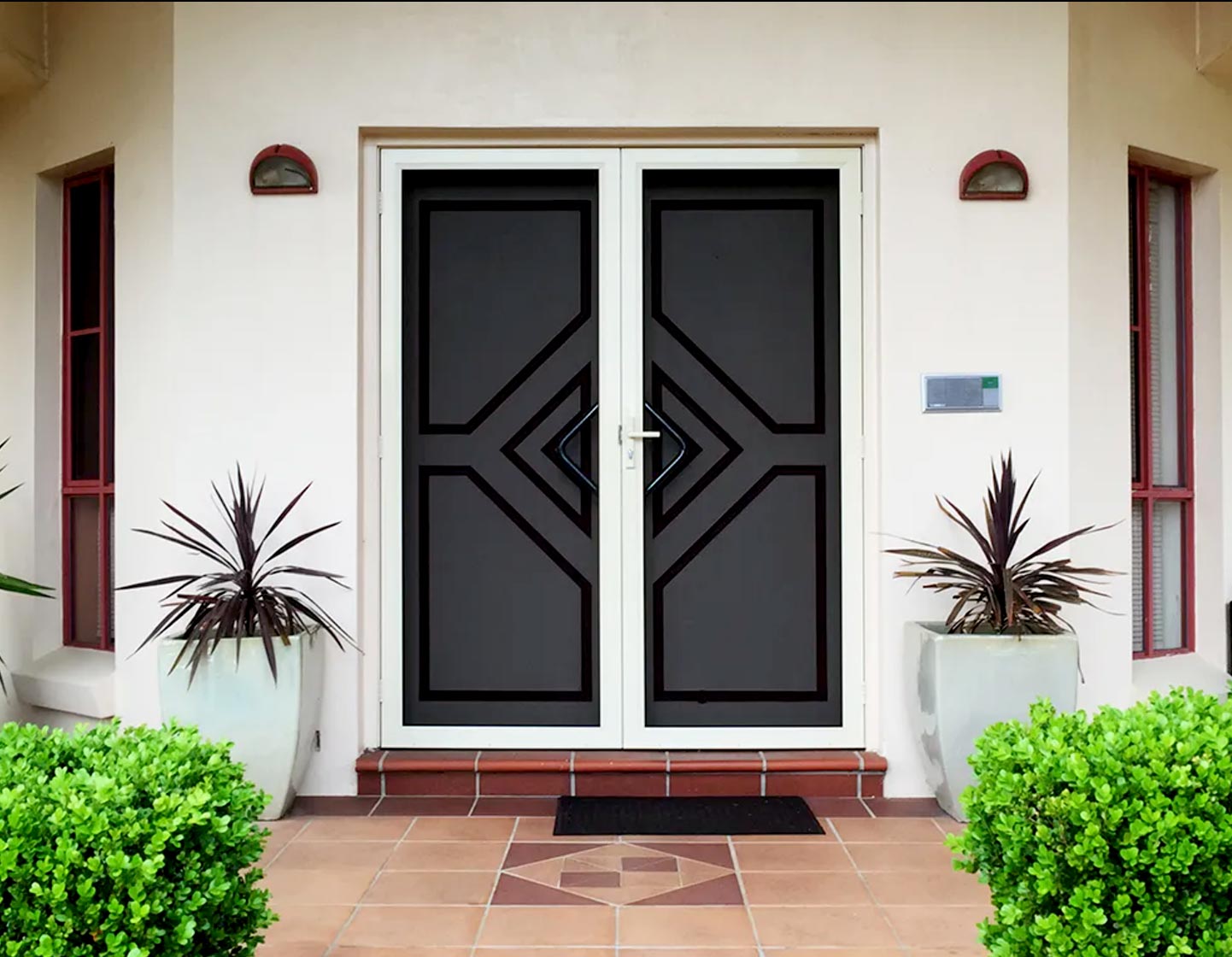 Double door security doors, Crimsafe Security Door