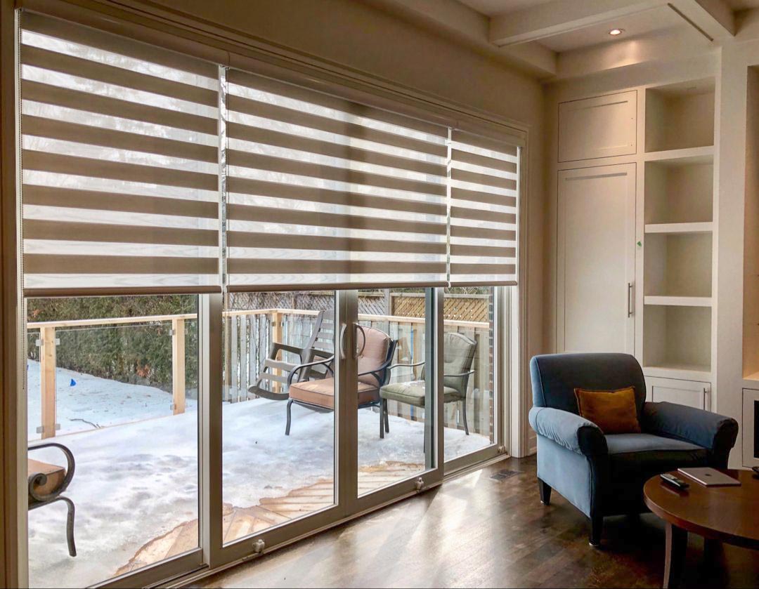 Zebra Blinds for Sliding doors IMEKO Blinds Melbourne